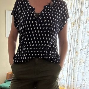 Old Navy polka dot top